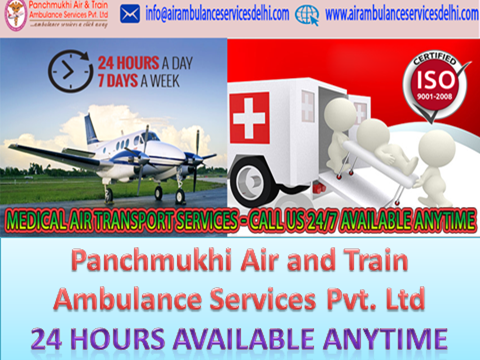 Hire Prominenr and Low Budget Panchmukhi Air Ambulance in Delhi2